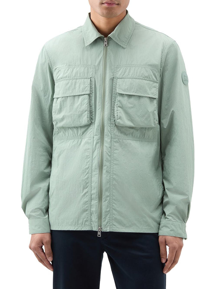 Woolrich Giubbino Uomo Cfwoos0119mrut3718 Verde