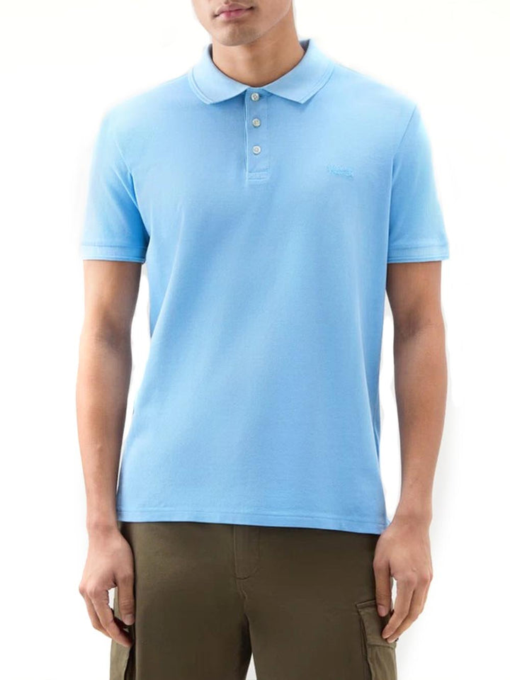 Woolrich Polo Uomo Cfwopo0065mrut1483 Azzurro