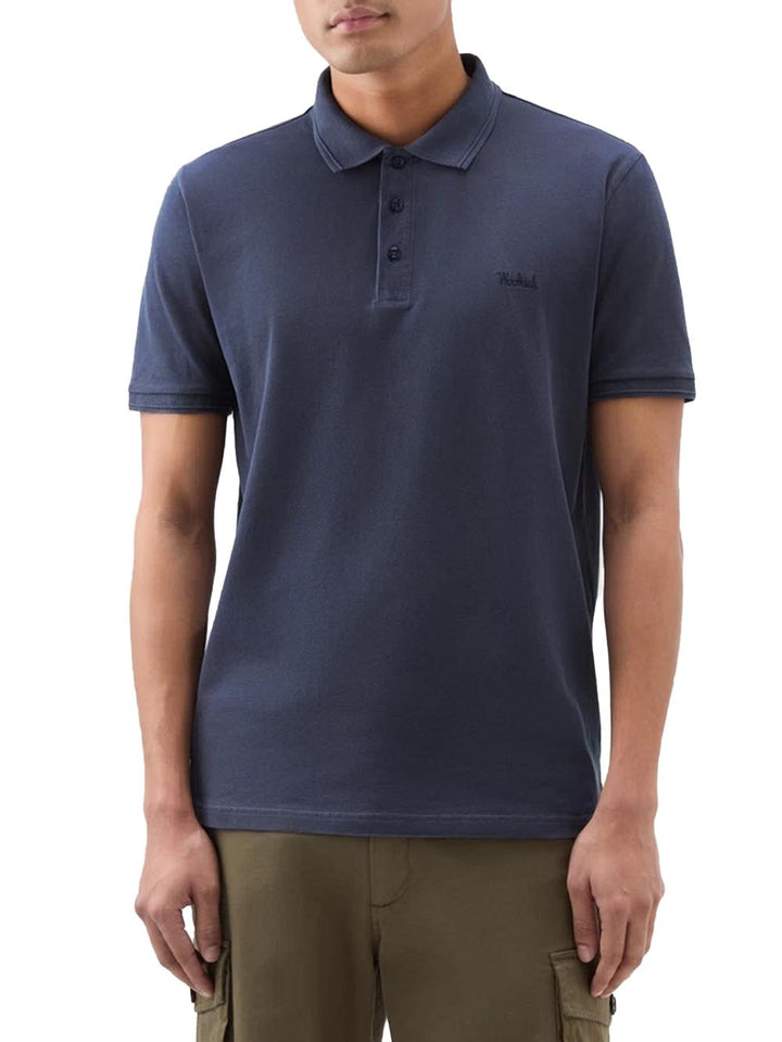 Woolrich Polo Uomo Cfwopo0065mrut1483 Blu