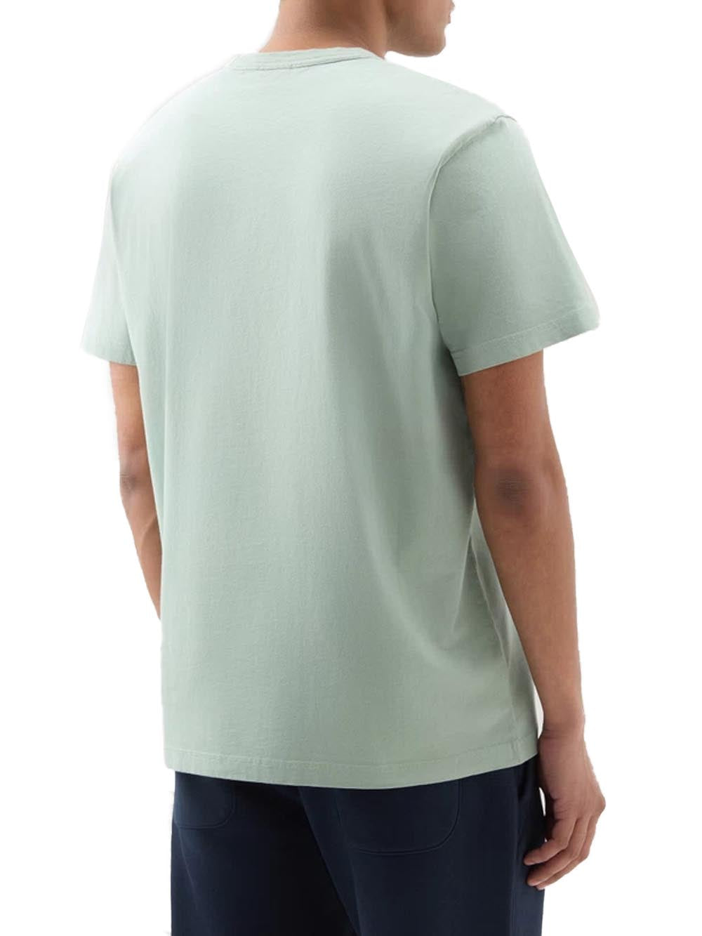 Woolrich T-shirt Uomo Cfwote0128mrut2926 Verde