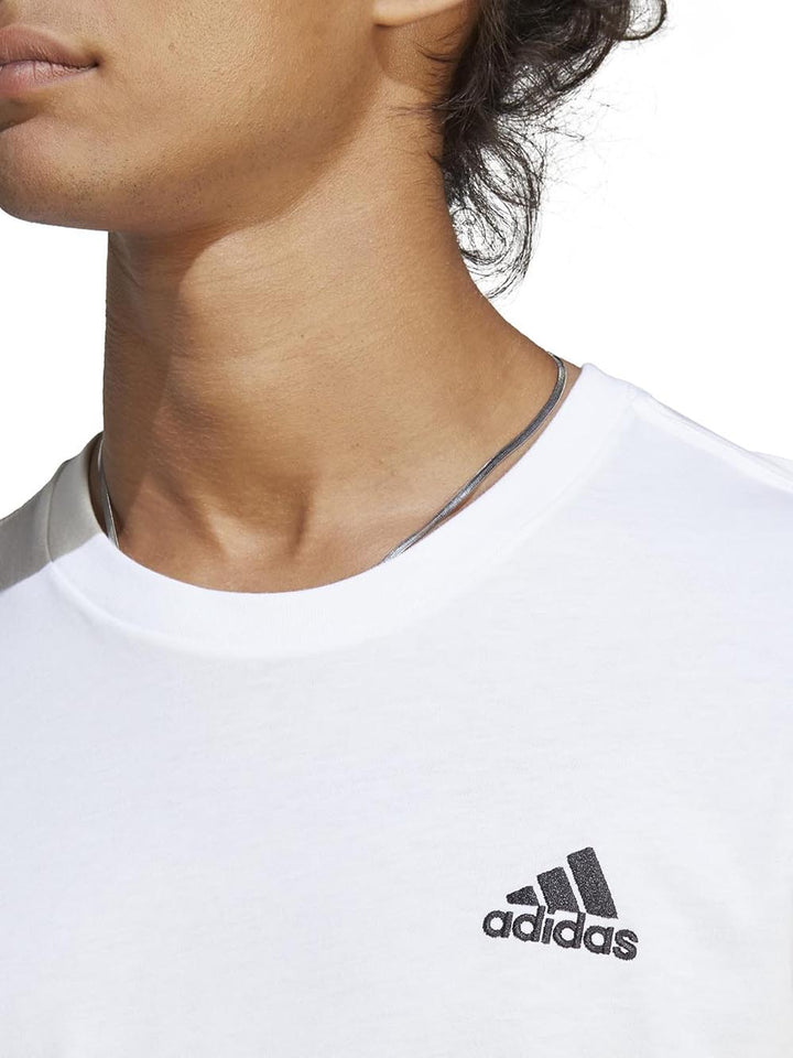 Adidas T-shirt Uomo M Sl Sj Ic9286 Bianco