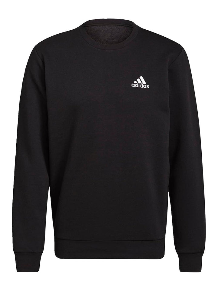 Adidas Felpa Uomo M Feelcozy Gv5295 Nero bianco