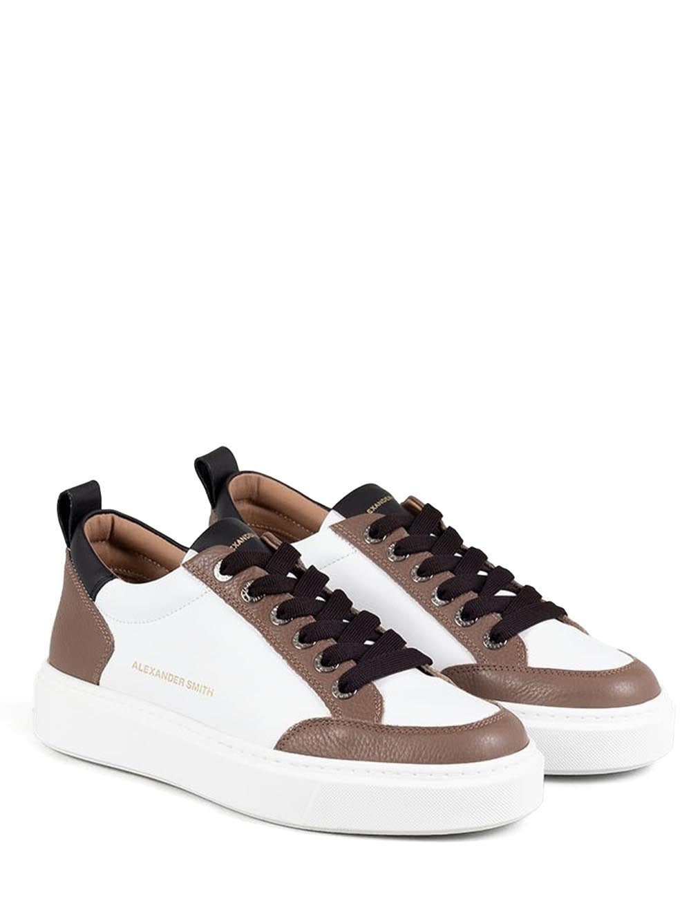 Alexander Smith Sneaker Uomo Bond Man Bianco/marrone