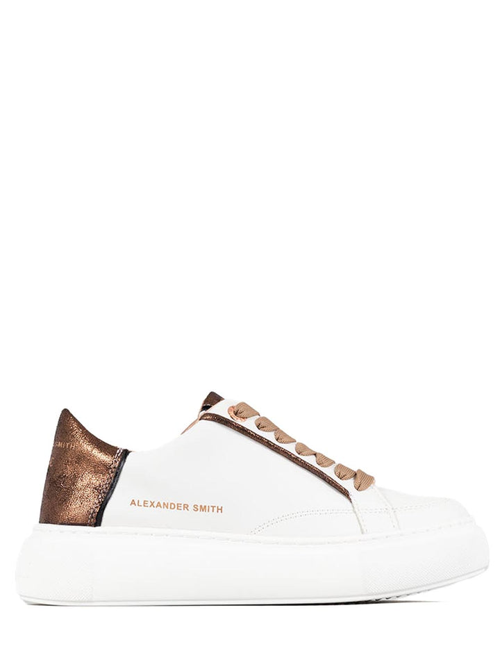 Alexander Smith Sneaker Donna EcO-Greenwich Woman AebaegW-7699 Bianco/Rame