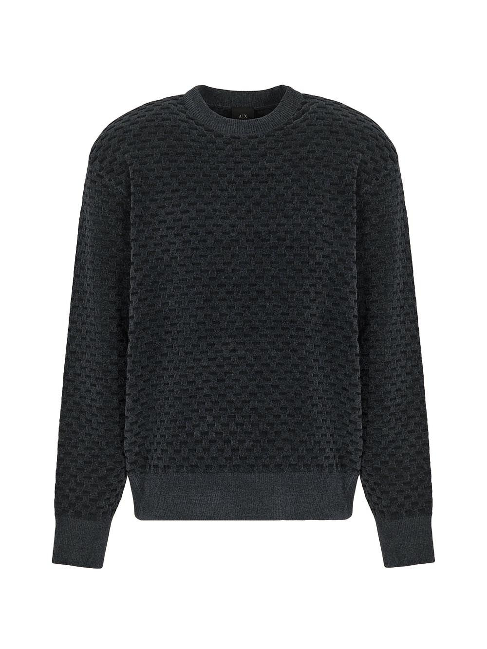 Armani Exchange Maglia Uomo 6dzm1p Zm4gz Blu