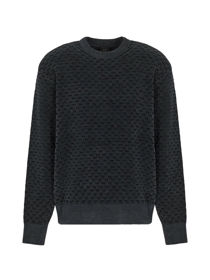 Armani Exchange Maglia Uomo 6dzm1p Zm4gz Blu