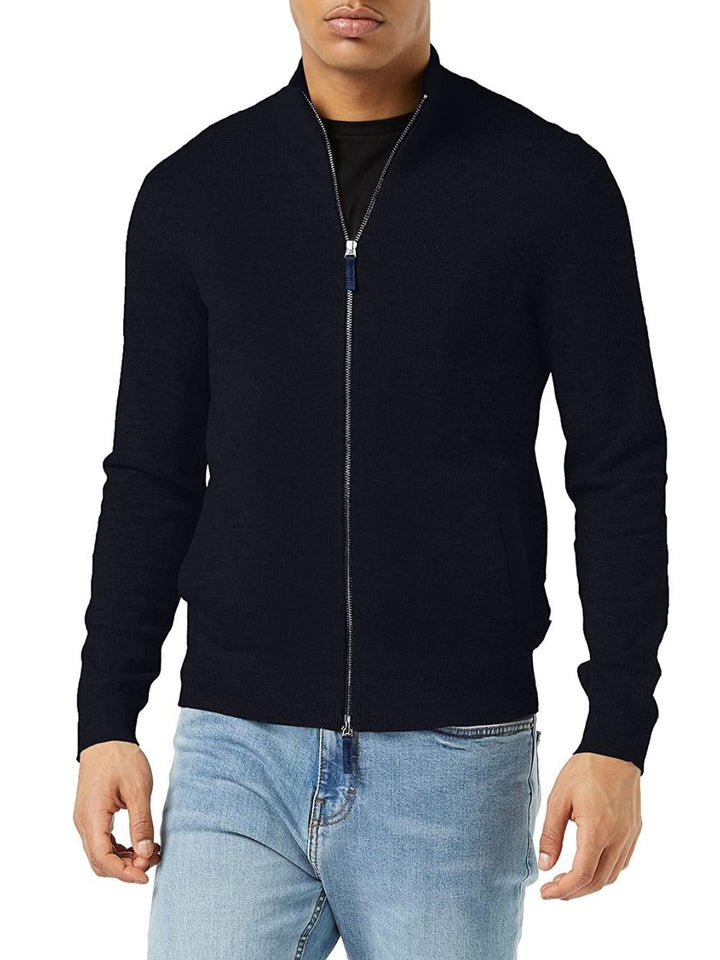 Armani Exchange Cardigan Uomo 8nze4d Zm8cz Nero