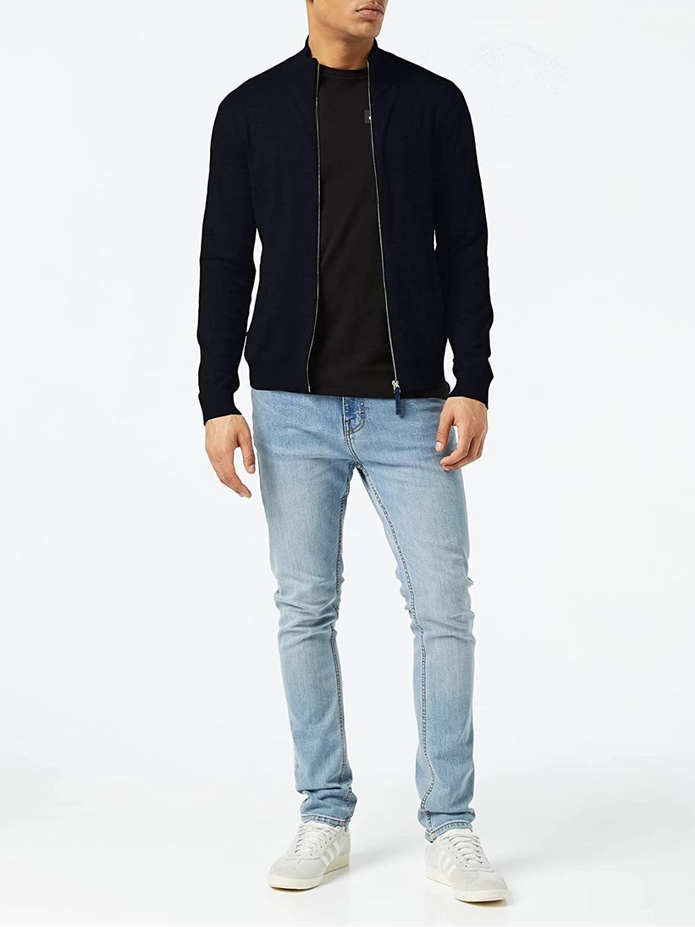 Armani Exchange Cardigan Uomo 8nze4d Zm8cz Nero