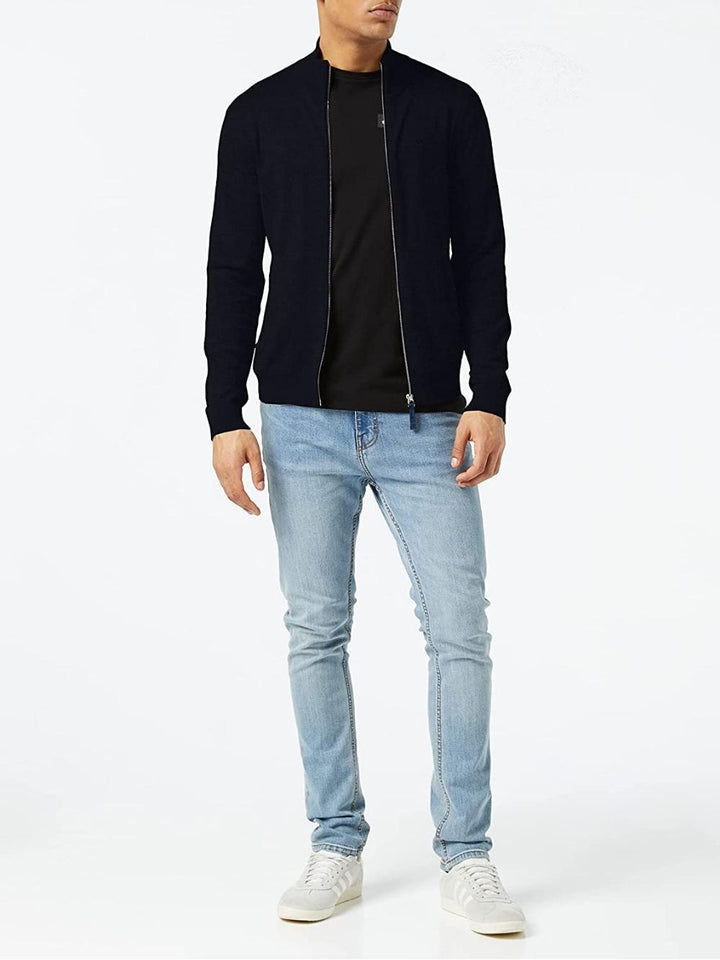 Armani Exchange Cardigan Uomo 8nze4d Zm8cz Nero