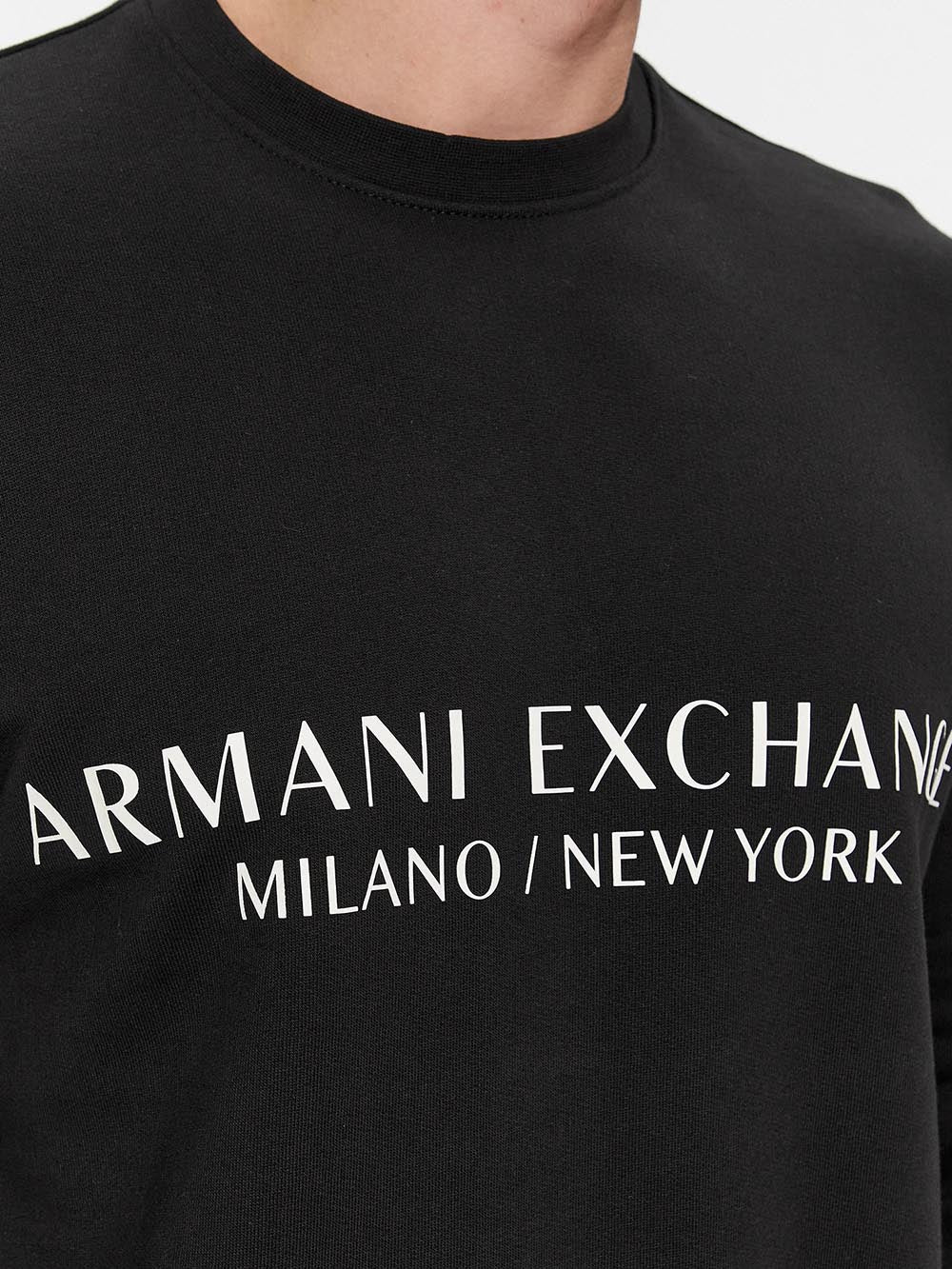 Armani Exchange Felpa Uomo 8nzm88 Zjkrz Nero