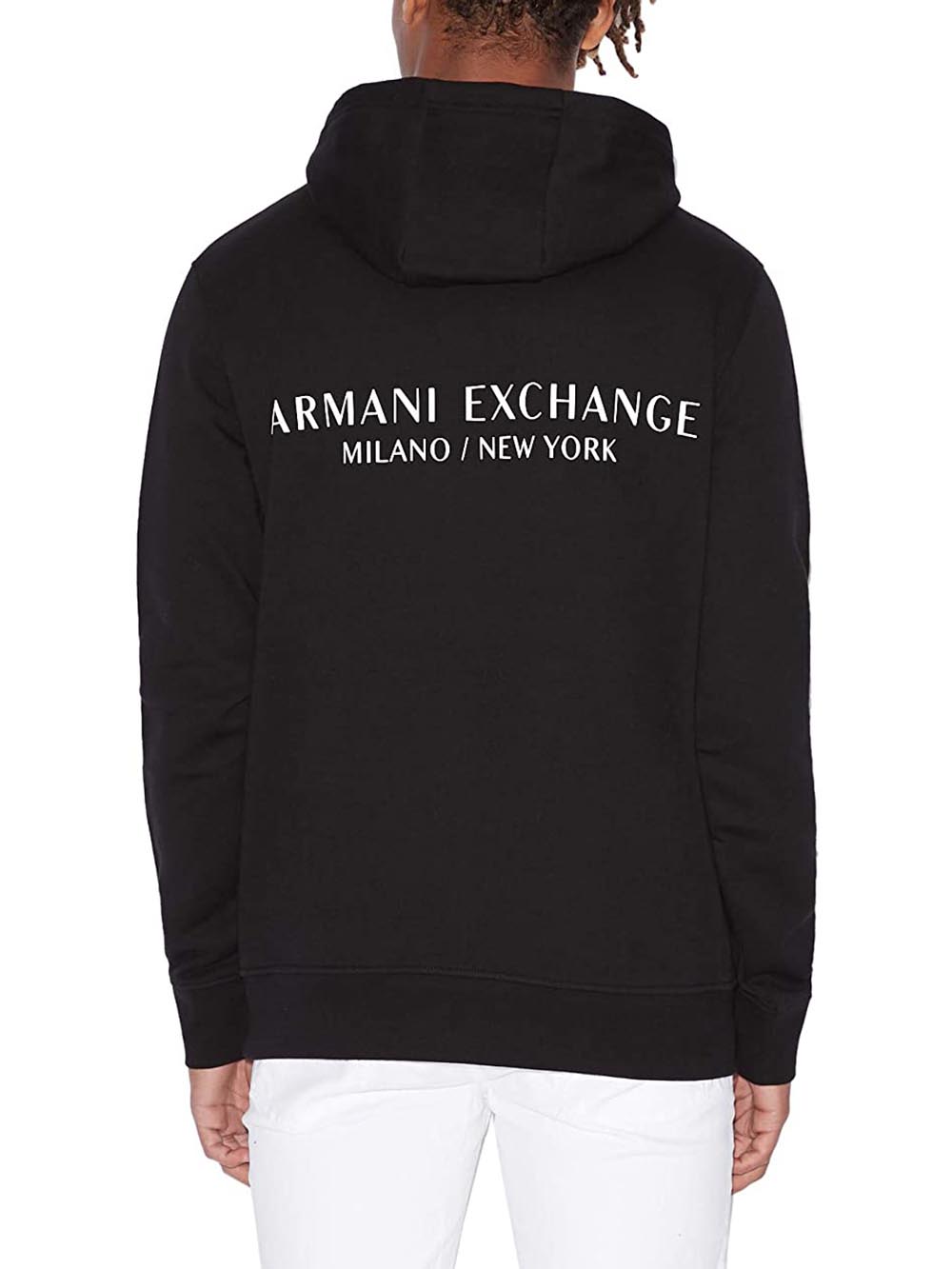 Armani Exchange Felpa Uomo 8nzm94 Zjkrz Nero