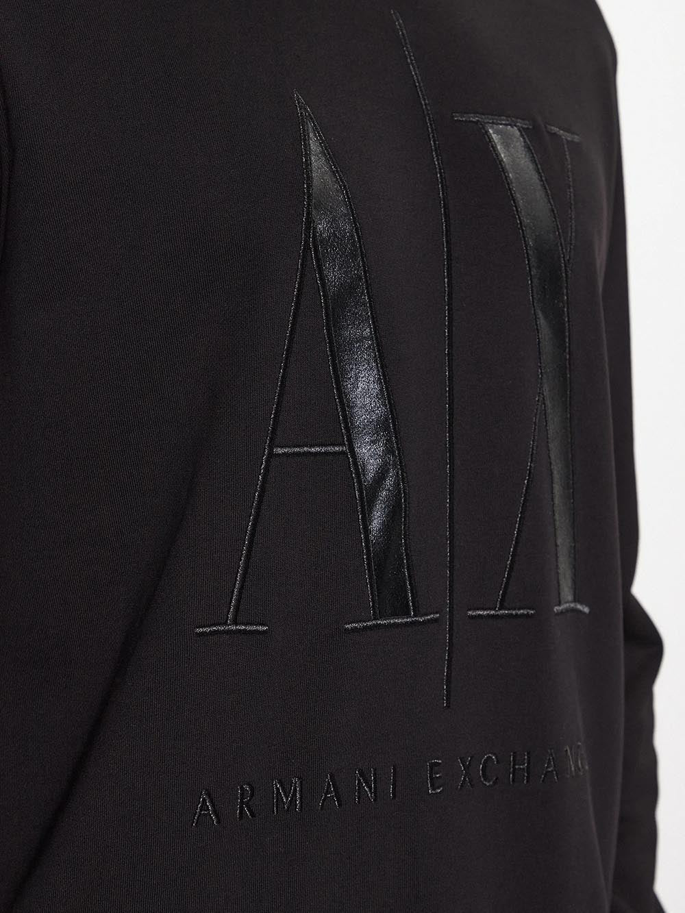 Armani Exchange Felpa Uomo 8nzmpq Zj1zz Nero