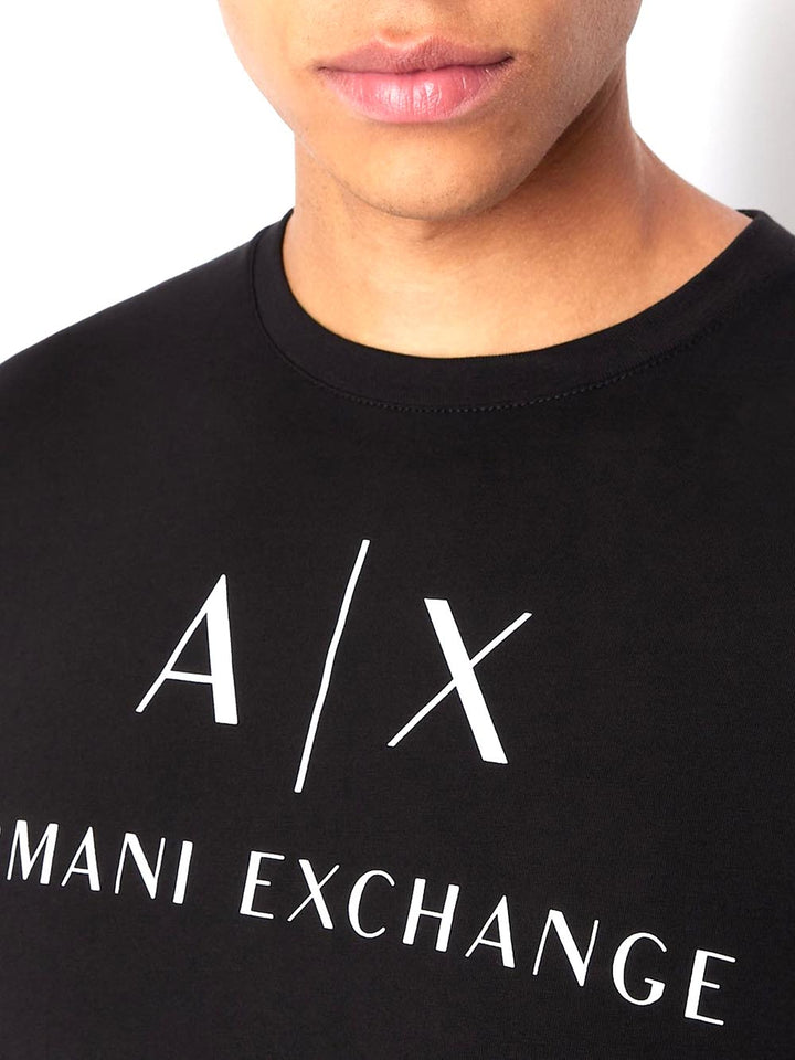 Armani Exchange T-shirt Uomo 8nztch Z8h4z Nero