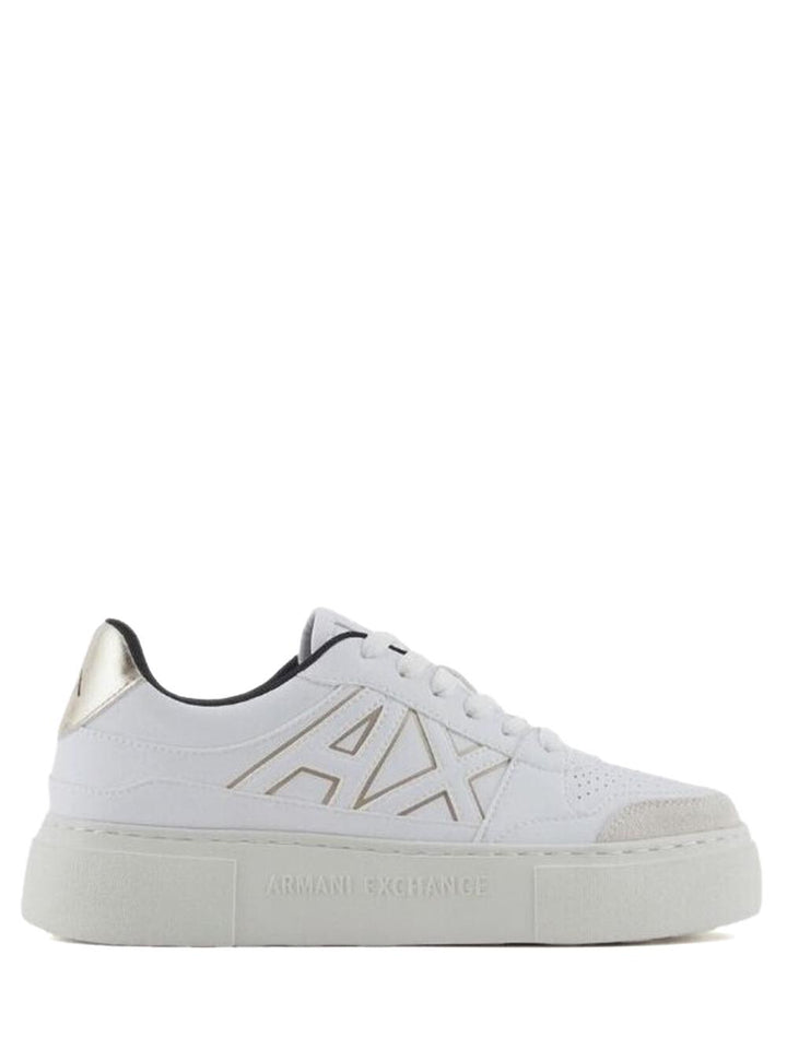 Armani Exchange Sneakers Donna Xdx147 Xv830 Bianco/Oro