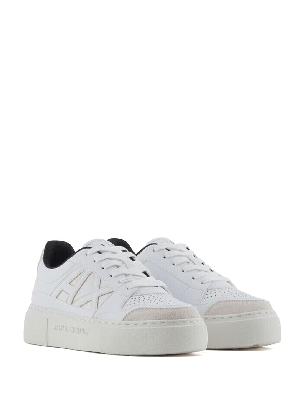 Armani Exchange Sneakers Donna Xdx147 Xv830 Bianco/Oro