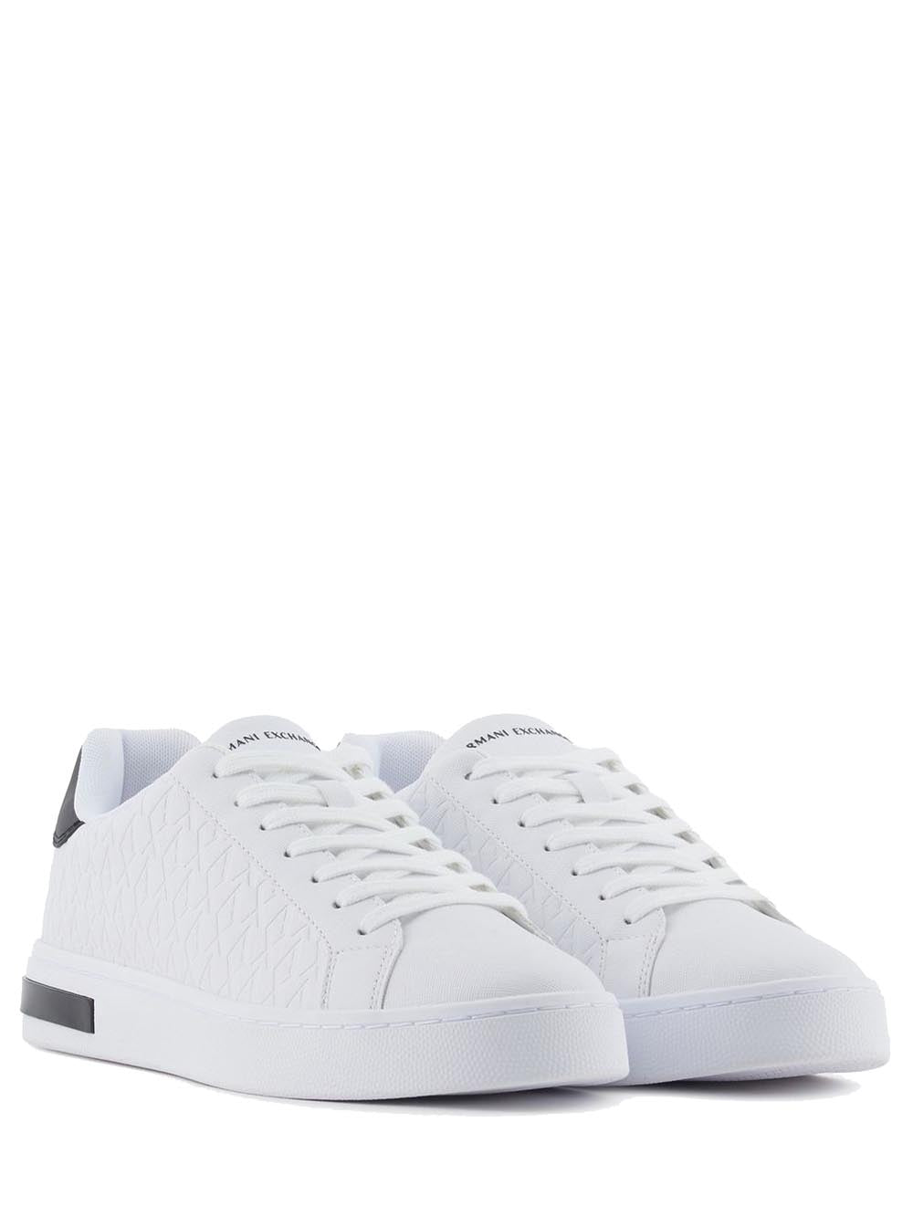 Armani Exchange Sneakers Uomo Xm000140 Af11916 Bianco/nero