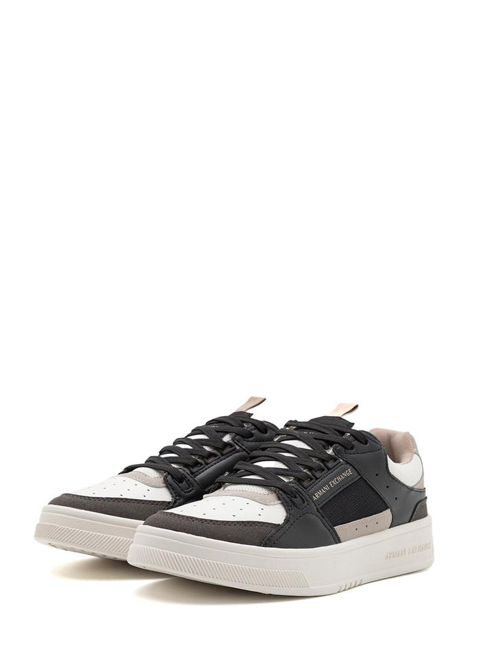 Armani Exchange Sneakers Uomo Xux224 Xv861 Nero/bianco/grigio