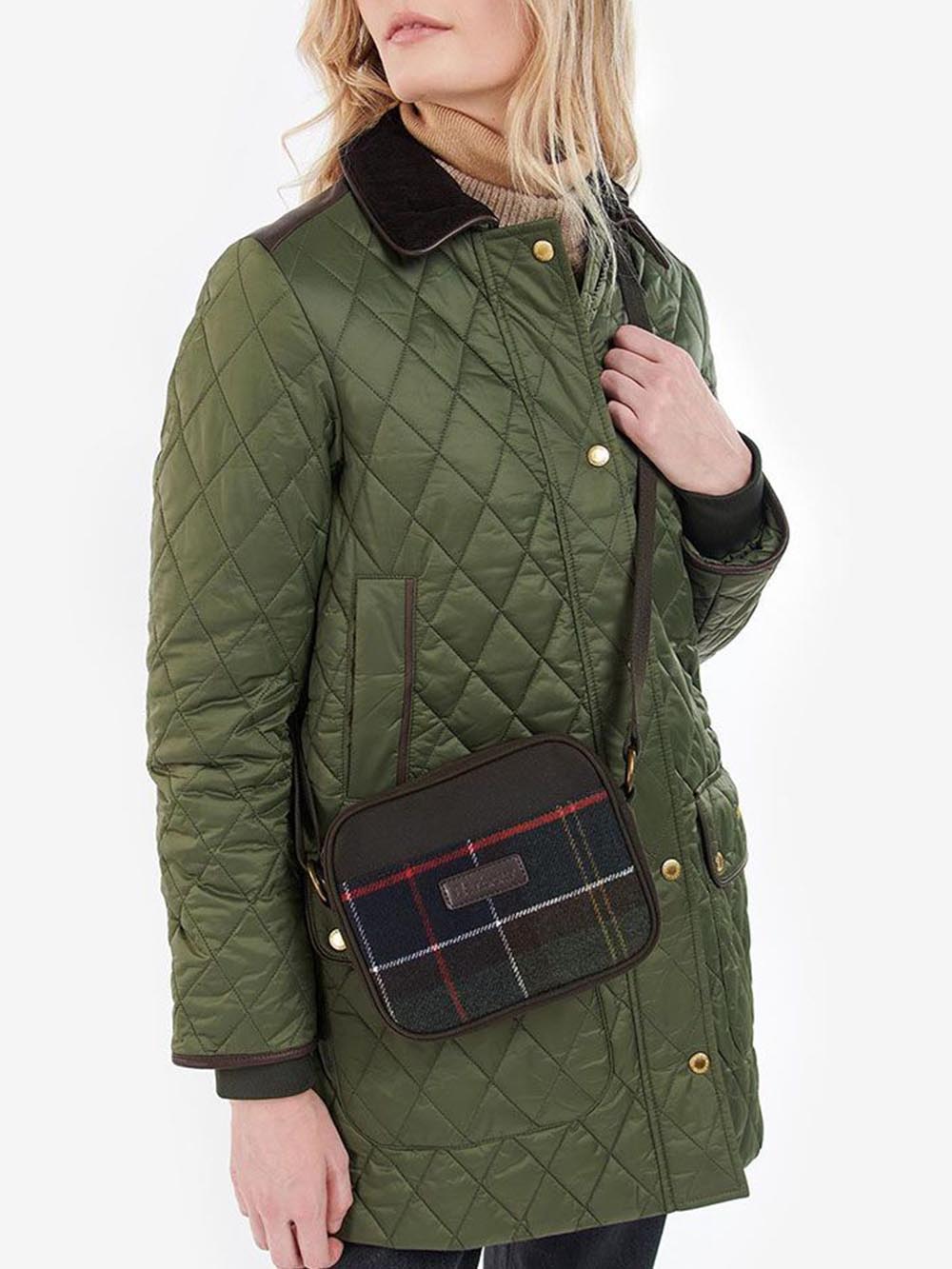 Barbour Borsa Donna Lba0355 Contin Cross Body Bag Verde