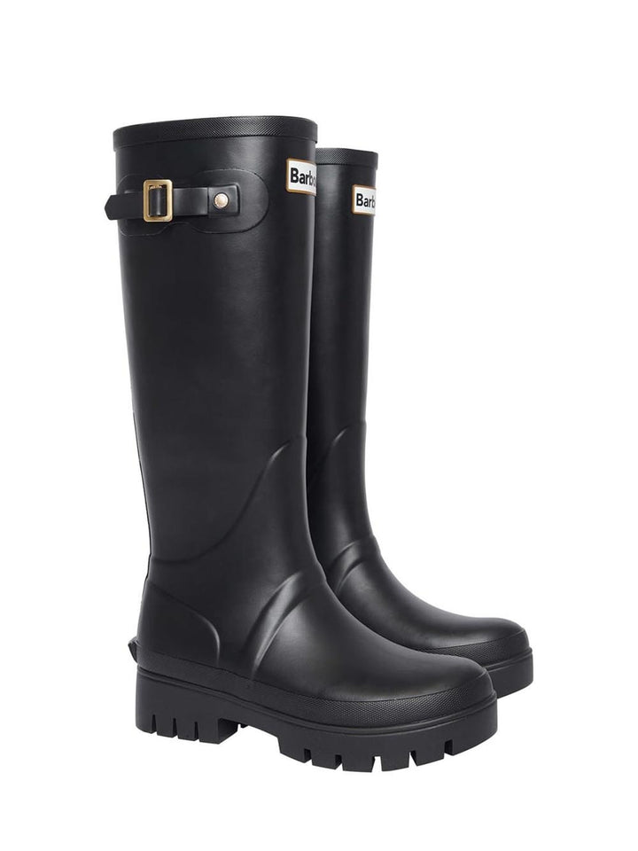 Barbour Stivale Chelsea Donna Lrf0101 Snowdon Tall Welly Nero