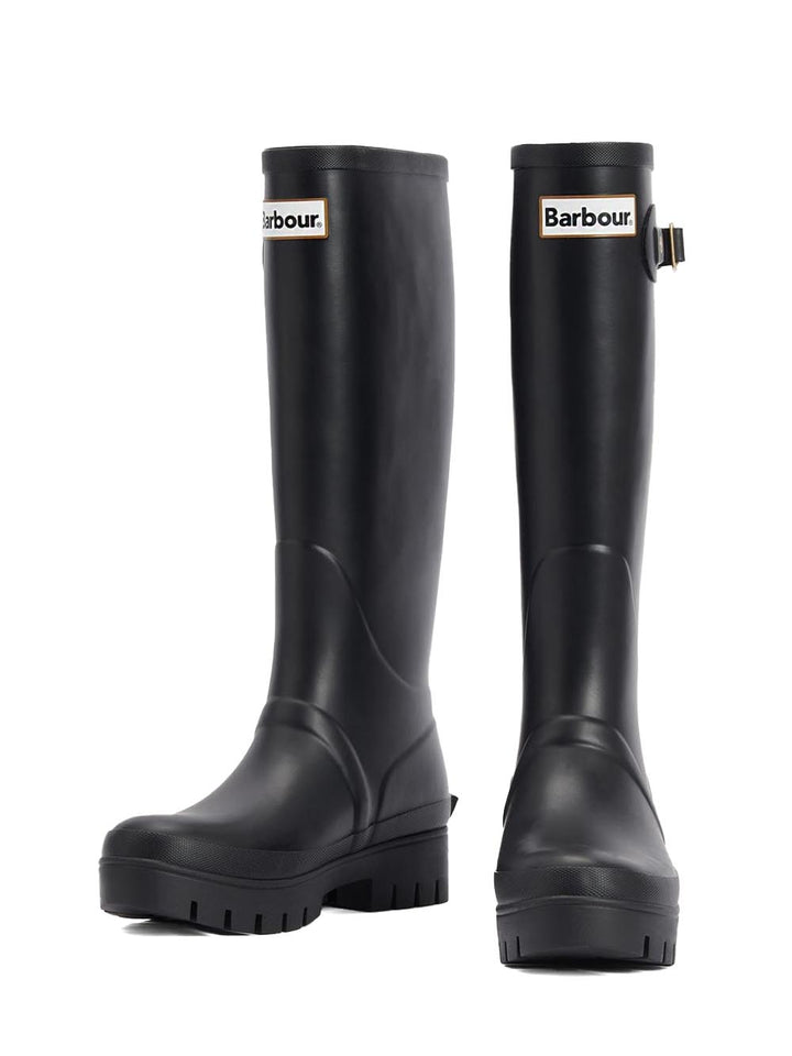 Barbour Stivale Chelsea Donna Lrf0101 Snowdon Tall Welly Nero