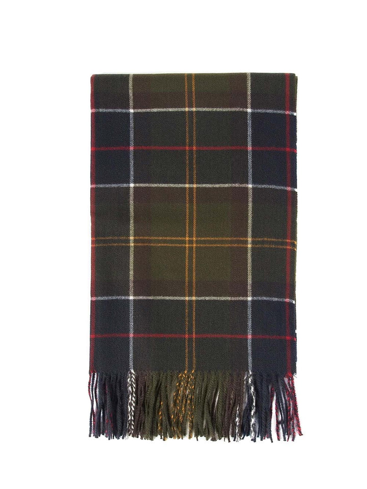 Barbour Sciarpa Donna Lsc0426 Stanway Tartan Wrap Verde