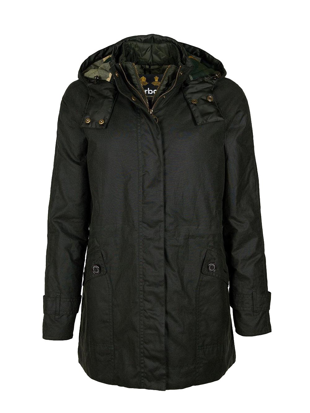 Barbour Giubbino Donna Lwx1179 Cannich Wax Verde