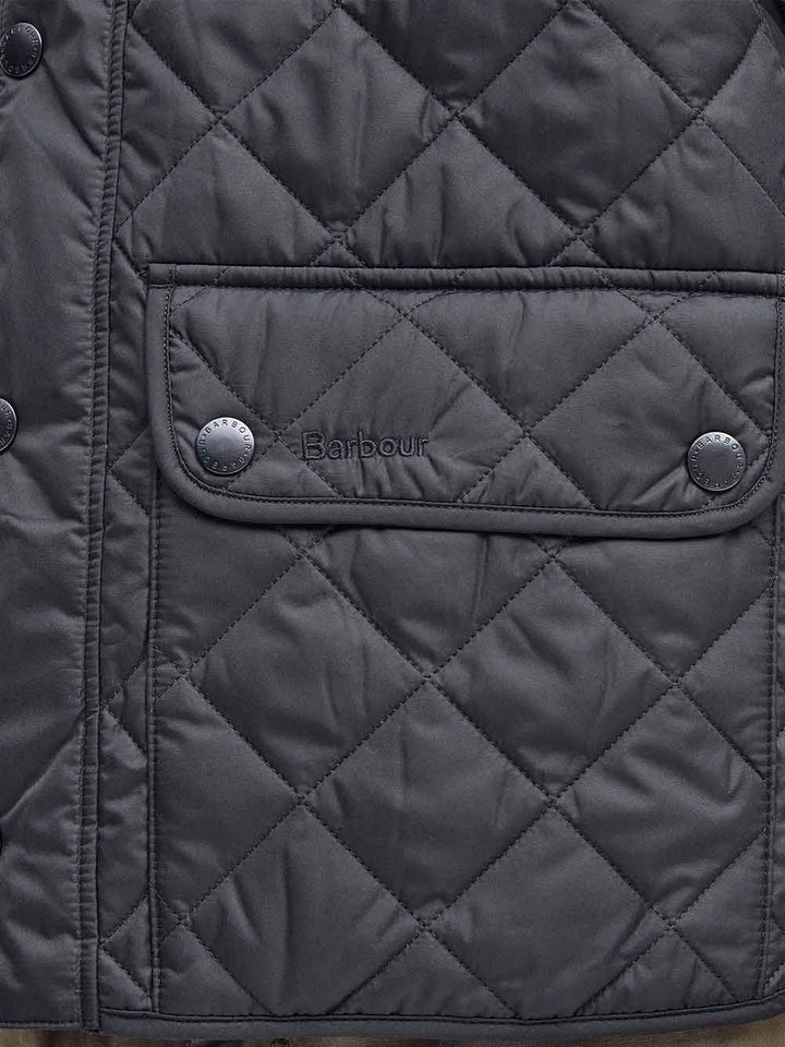 Barbour Smanicato Uomo Mgi0245 New Lowerdale Gilet Blu