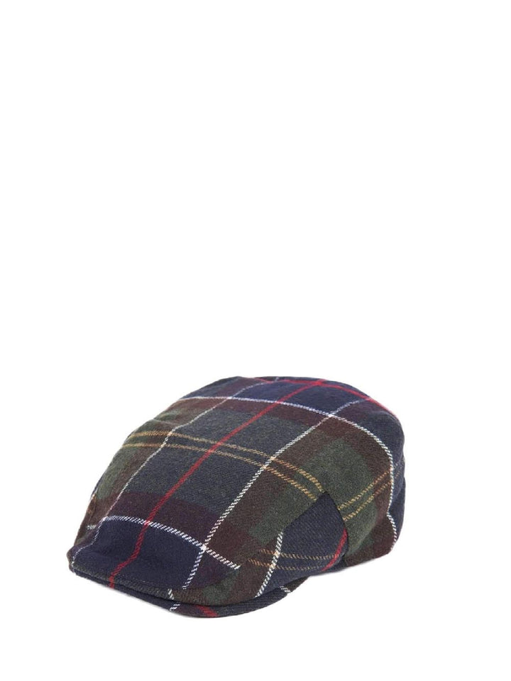 Barbour Cappello Uomo Mha0558 Gallingale Tartan Flat Cap Verde