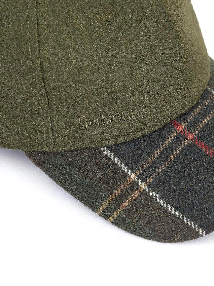 Barbour Cappello Uomo Mha0815 Roker Sports Cap Verde