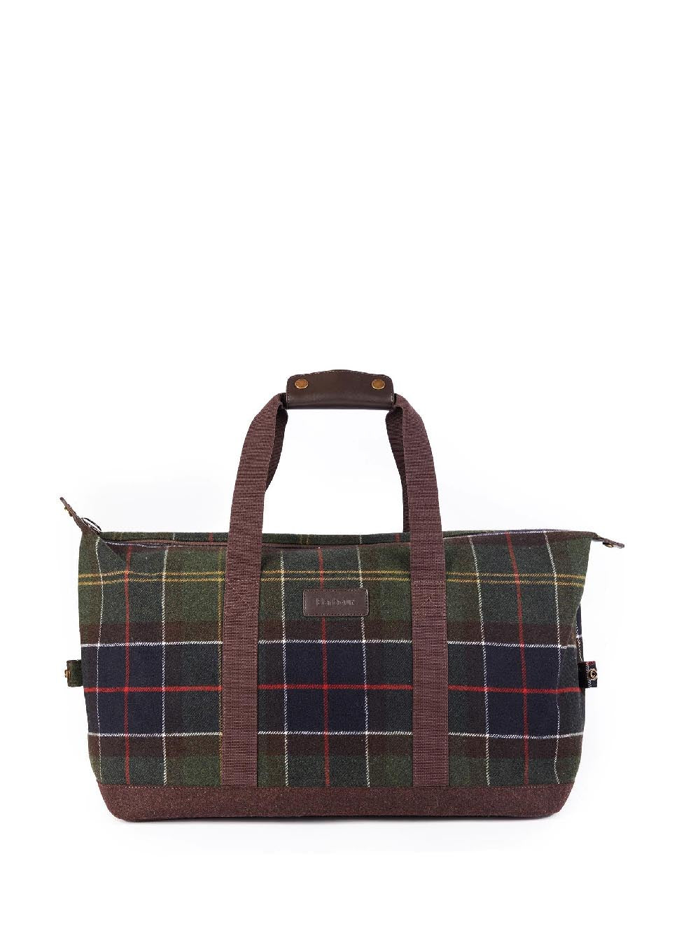 Barbour Borsone Unisex Uba0608 Cree Tartan Holdall Verde