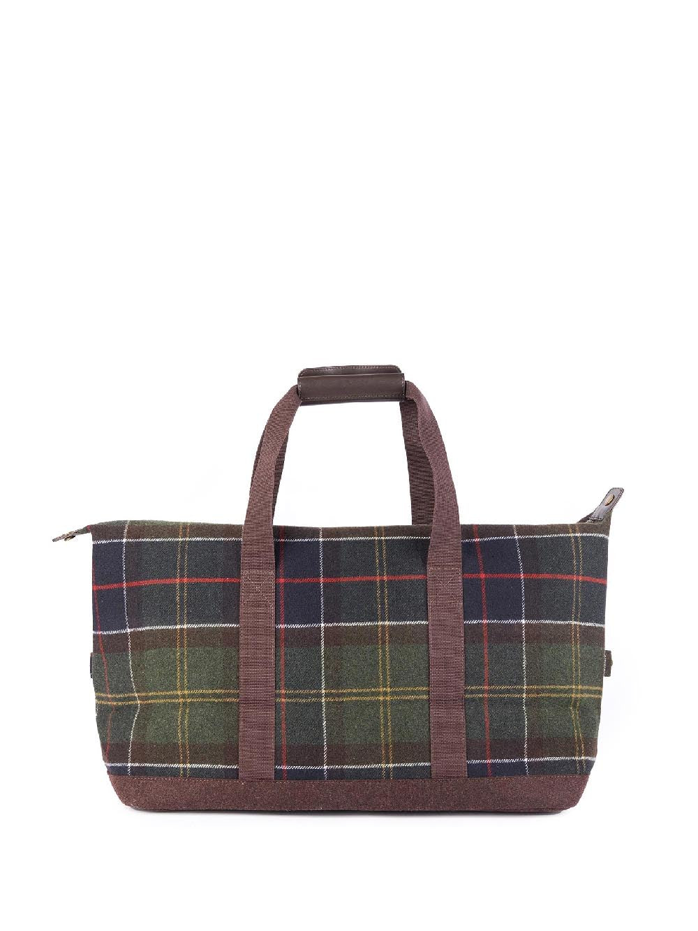 Barbour Borsone Unisex Uba0608 Cree Tartan Holdall Verde