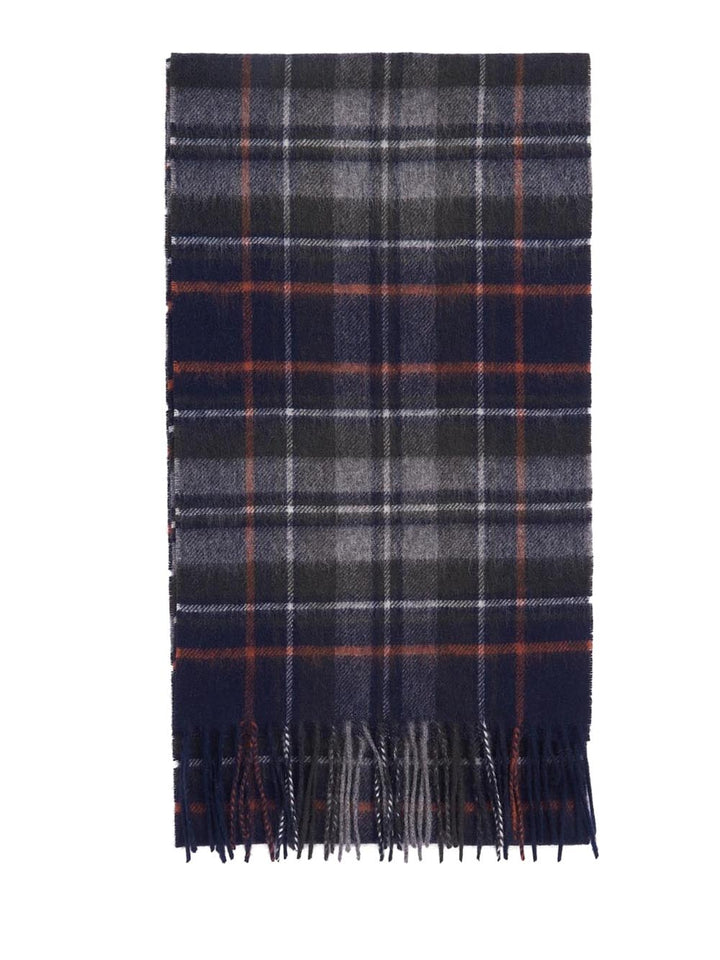 Barbour Sciarpa Uomo Usc0137 New Check Tartan Scarf Blu