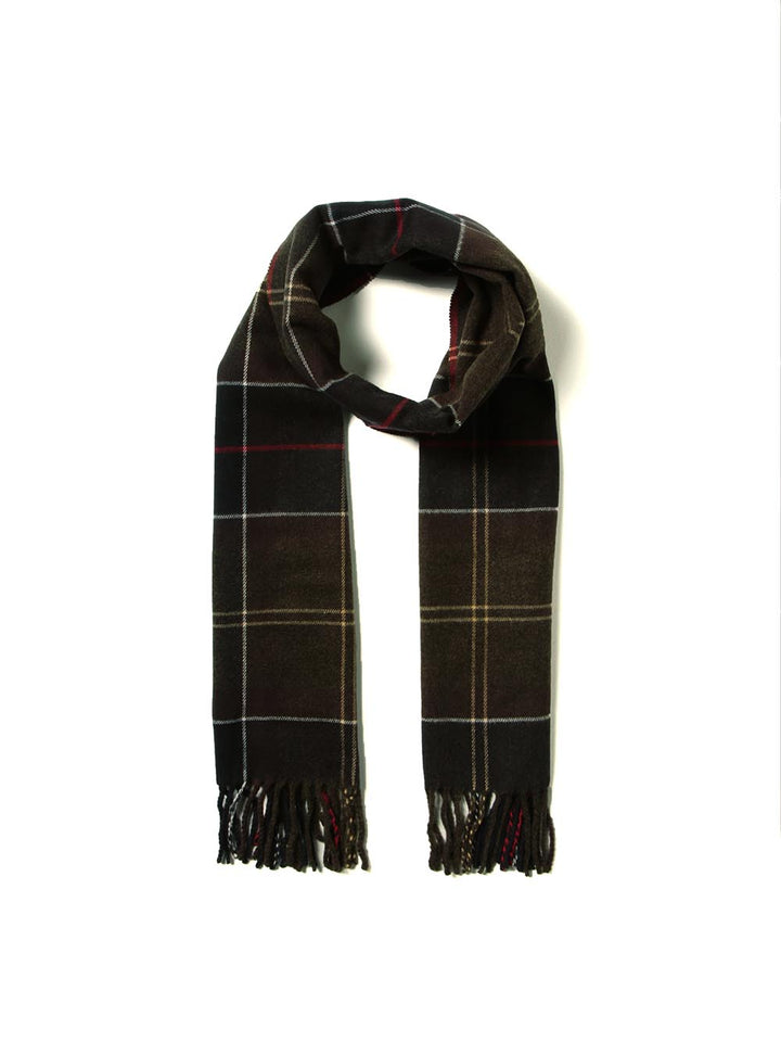 Barbour Sciarpa Uomo Usc0300 Galingale Tartan Scarf Verde