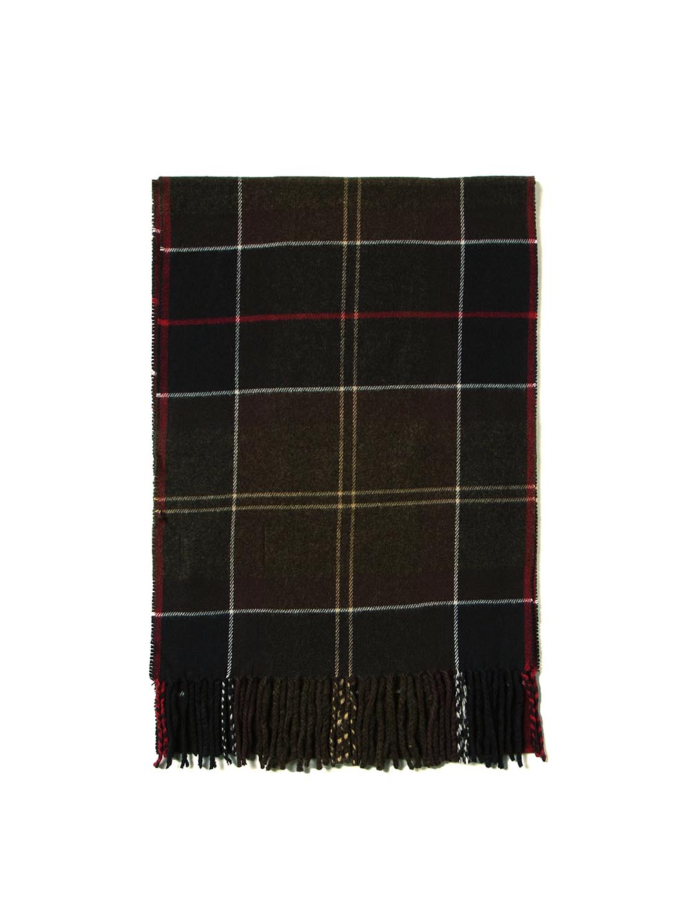 Barbour Sciarpa Uomo Usc0300 Galingale Tartan Scarf Verde