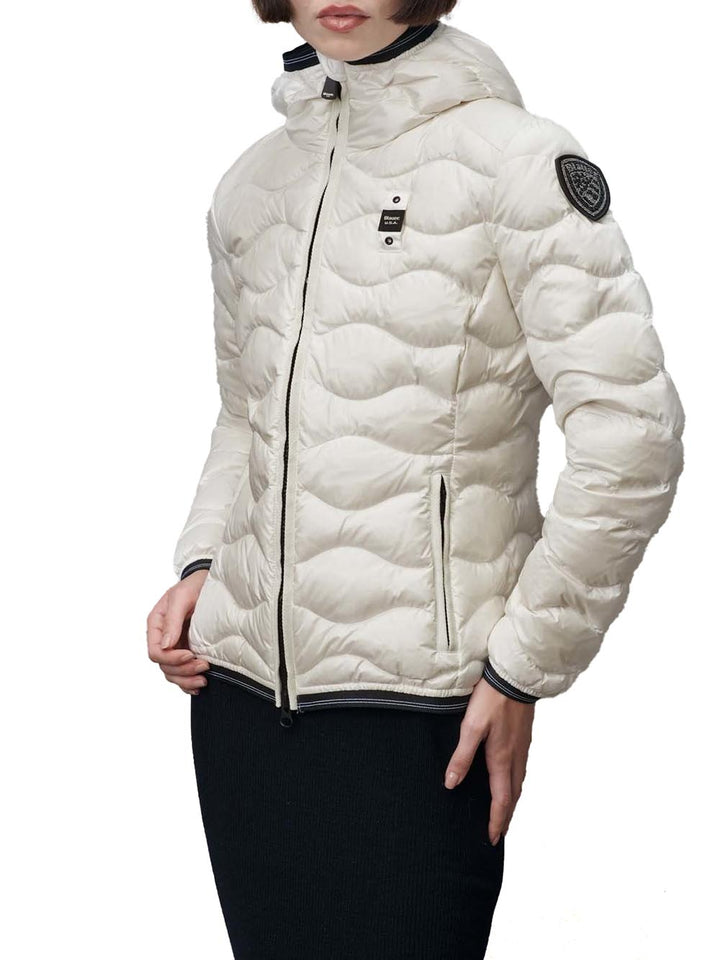 Blauer Giubbino Donna 24wbldc03047 006047 Camelia Bianco