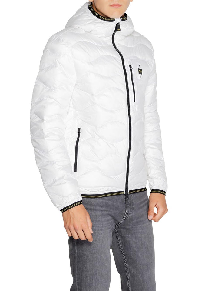 Blauer Giubbino Uomo 24wbluc03030 006355 Wave Bianco