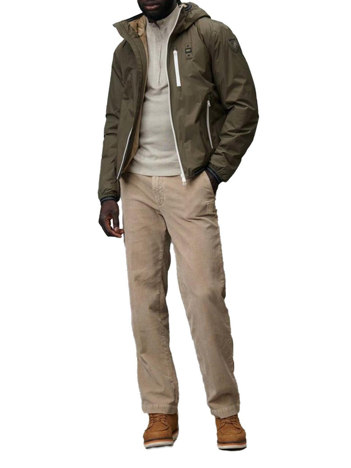 Blauer Giubbino Uomo 24wbluc11061 006007 Devon Verde/beige