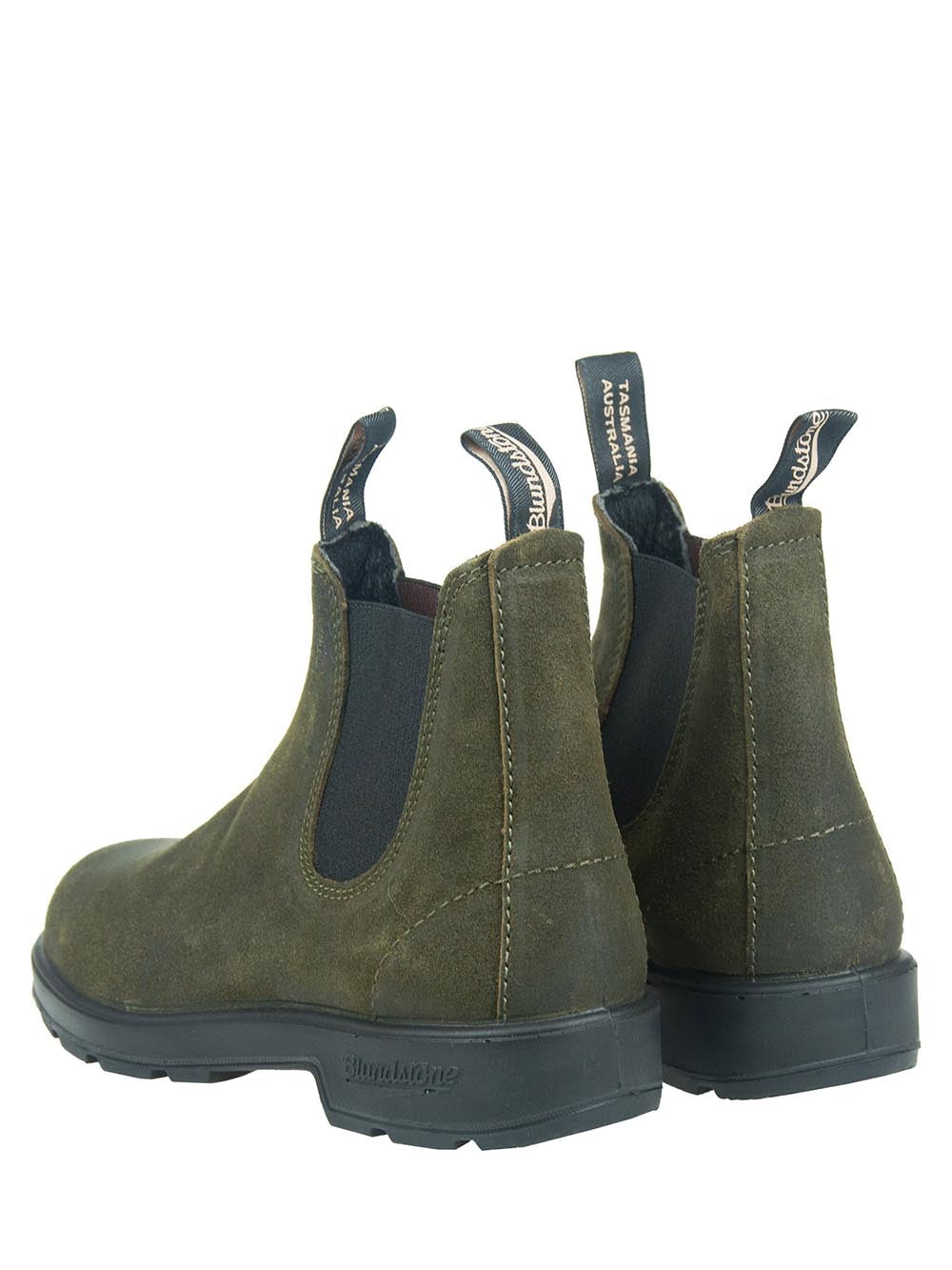 Blundstone Stivaletti Boot Unisex 1615 Dark Olive Waxed Suede Verde