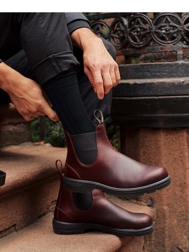 Blundstone Stivaletti Boot Uomo 2130 Auburn Leather Bordeaux