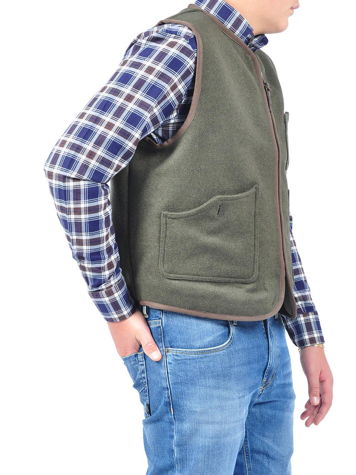 Capalbio Gilet Uomo V525 T50 Verde bosco