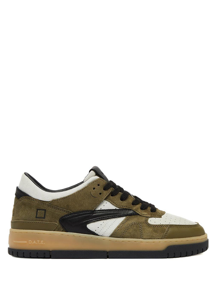 D.A.T.E. Sneaker Uomo Torneo Striped Militare