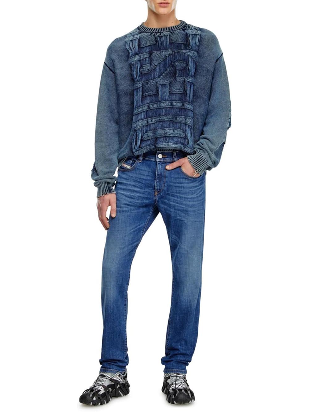 Diesel Jeans Uomo 2019 D-Strukt A03558 Medio