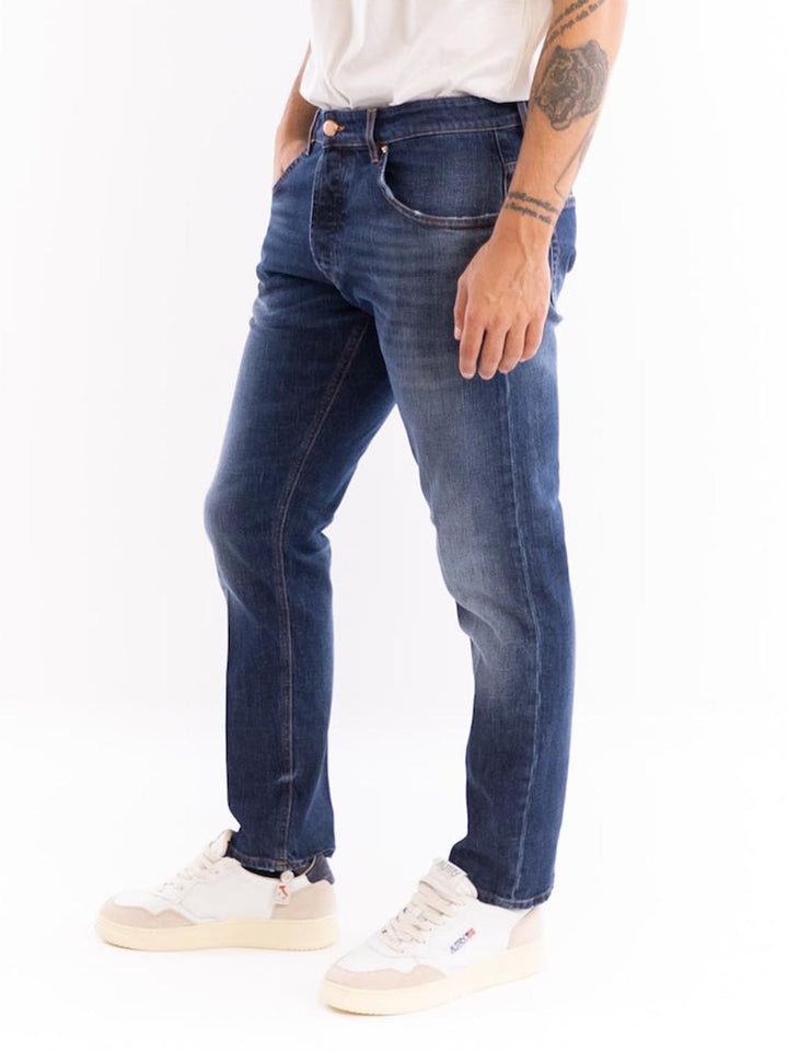 DON THE FULLER Jeans Uomo Yaren Dtfut M2f4011a Scuro