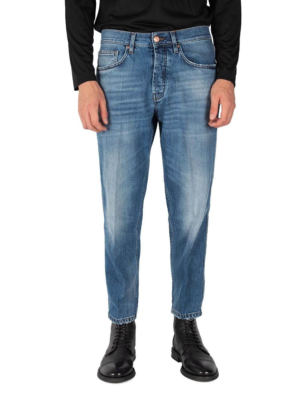 DON THE FULLER Jeans Uomo Yaren Dtfut M2f4017a Medio