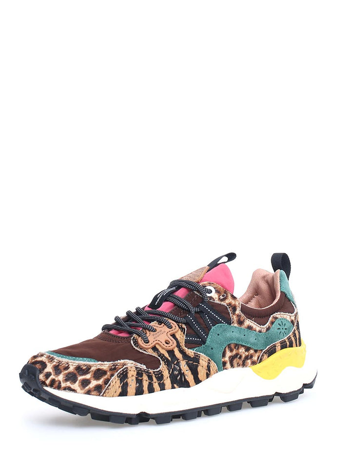 Flower Mountain Sneaker Unisex Yamano 3 Uni 2017818.04 Animalier marrone