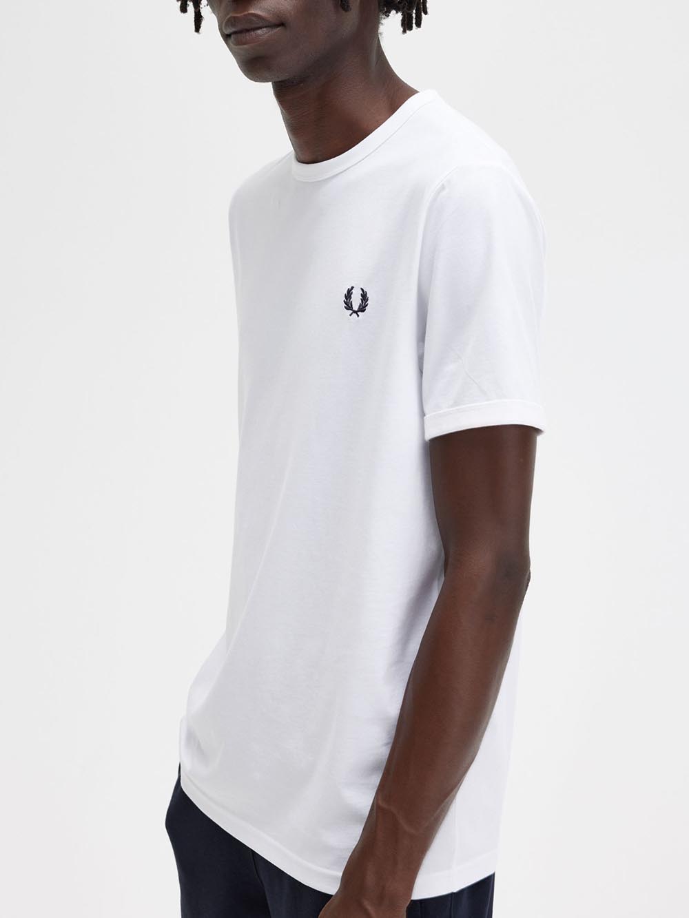 Fred Perry T-shirt Uomo M3519 Bianco