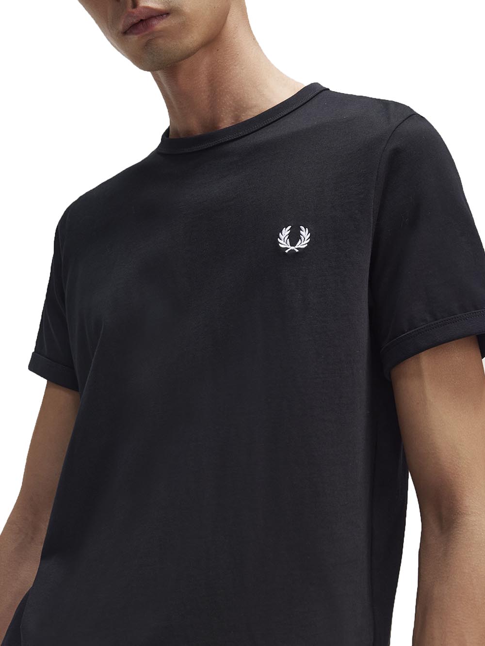 Fred Perry T-shirt Uomo M3519 Nero