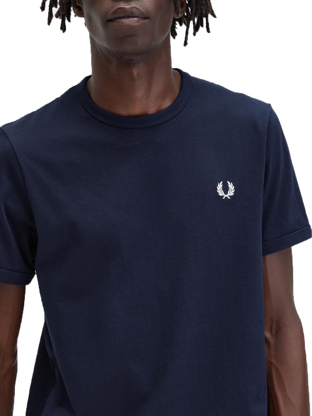 Fred Perry T-shirt Uomo M3519 Blu