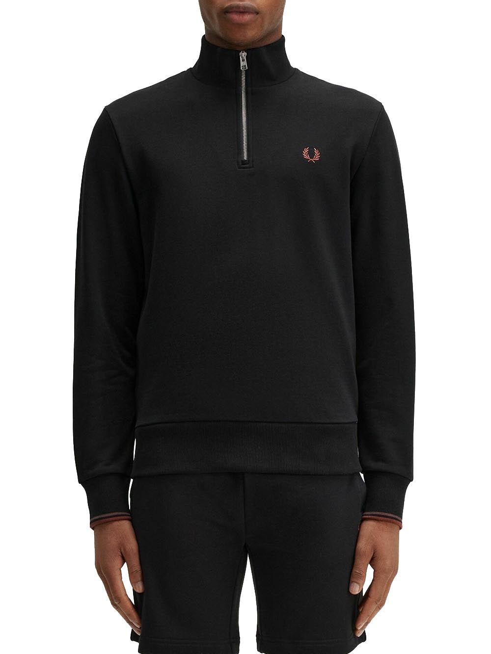 Fred Perry Felpa Uomo M3574 Nero