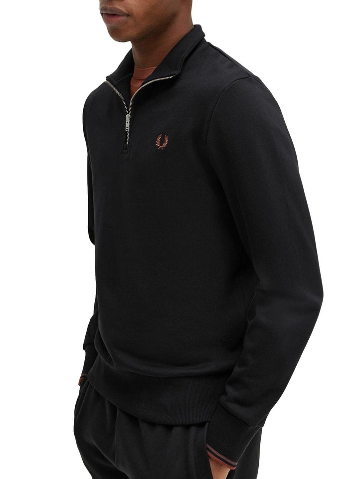 Fred Perry Felpa Uomo M3574 Nero